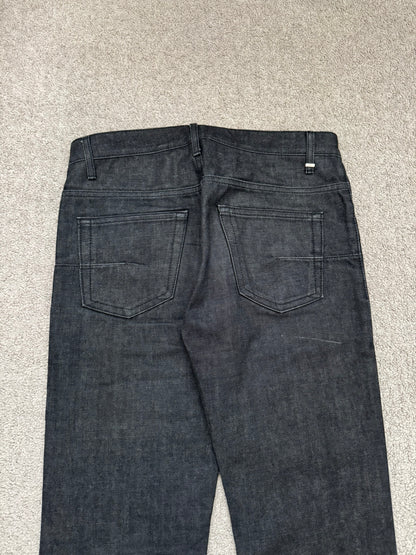 Dior Homme by Hedi Slimane Black Raw Denim Jeans