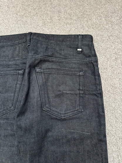Dior Homme by Hedi Slimane Black Raw Denim Jeans