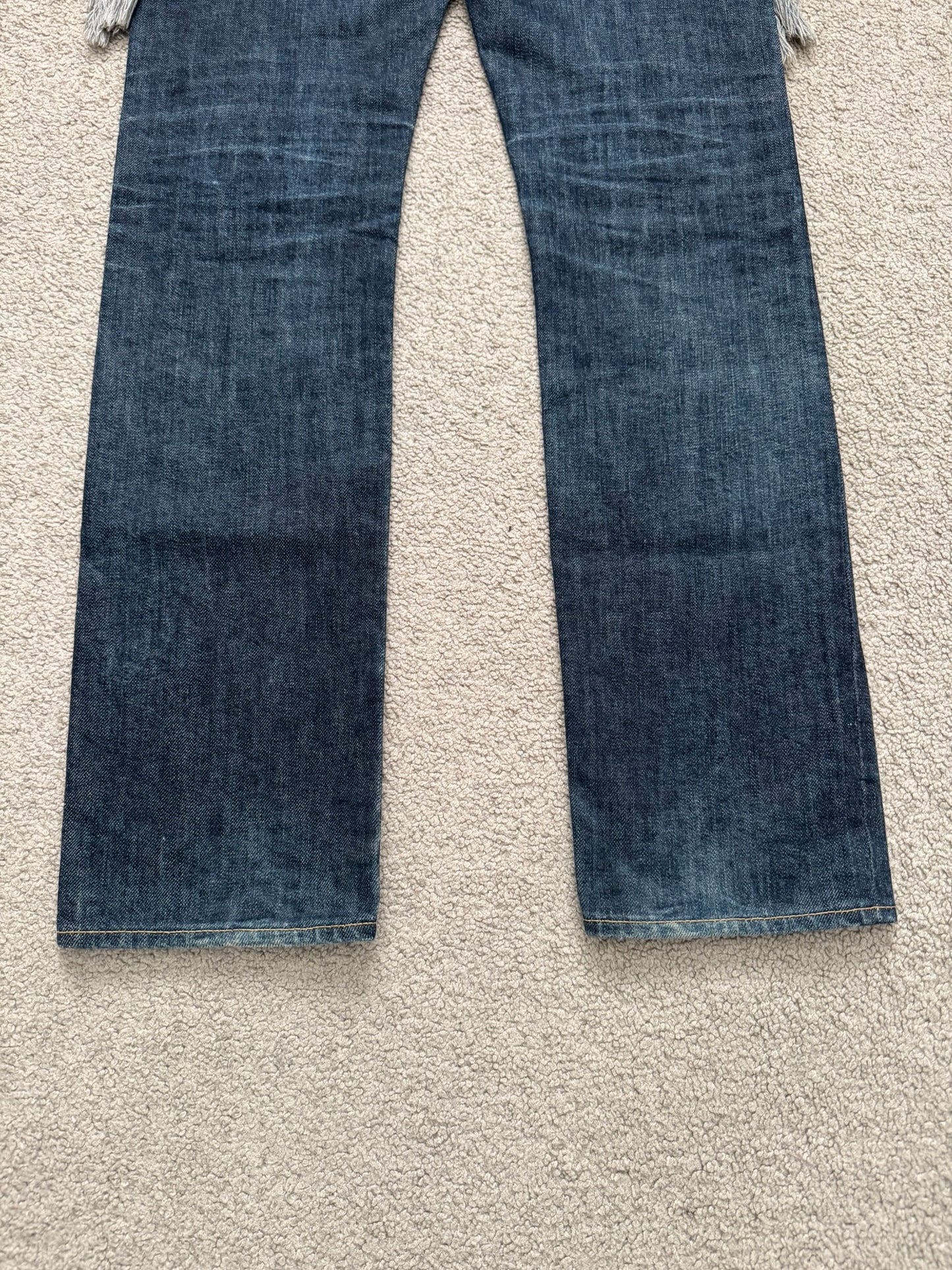 SS08 Undercover Fringe Tassel Lightning Bolt Denim Jeans