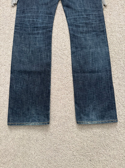 SS08 Undercover Fringe Tassel Lightning Bolt Denim Jeans