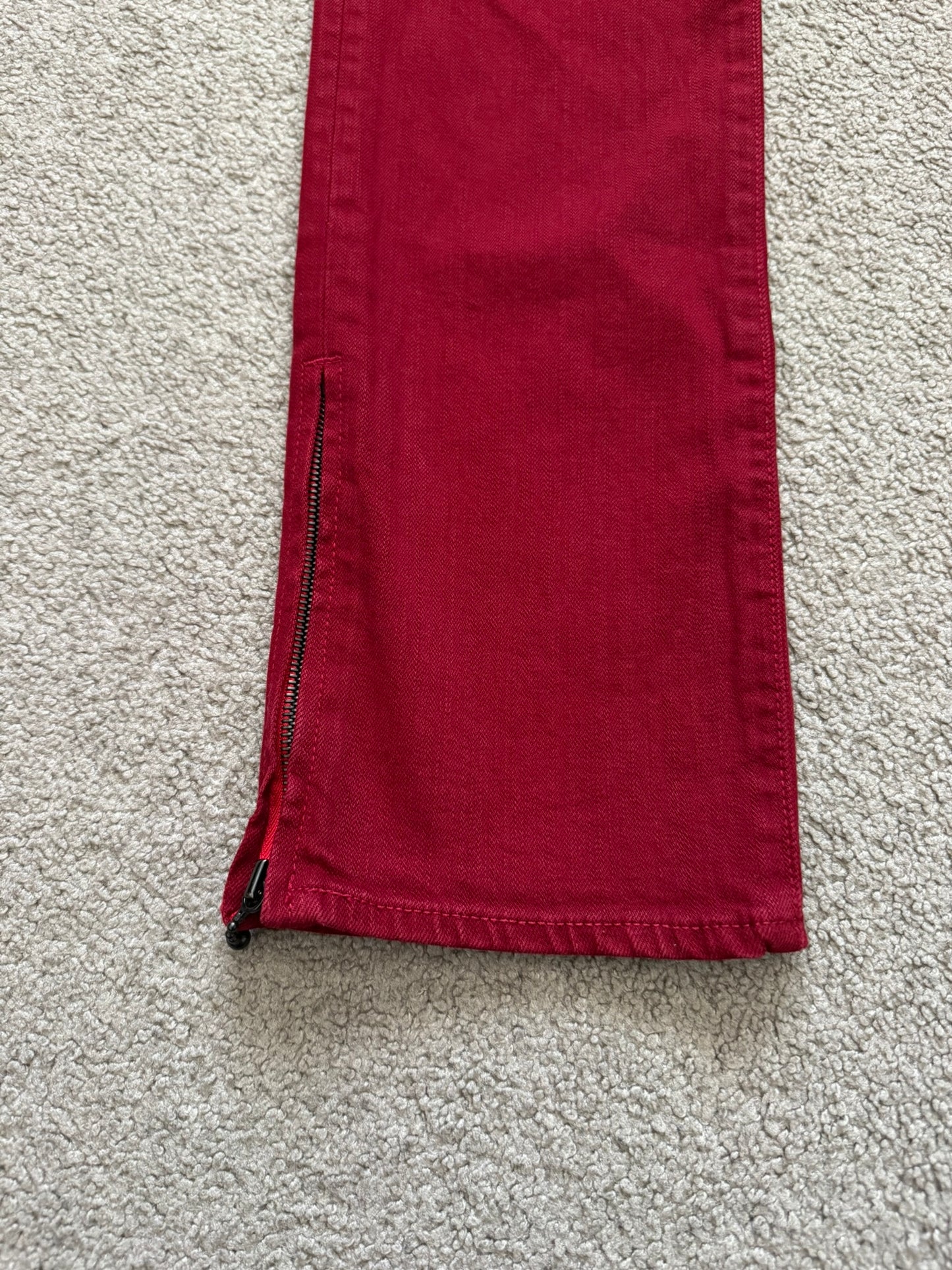 SS05 Number (N)ine "Nightcrawler" Belted Zipper Denim Jeans