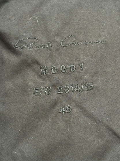 FW14 Rick Owens Mainline Moody Hybrid Fencing Leather Jacket