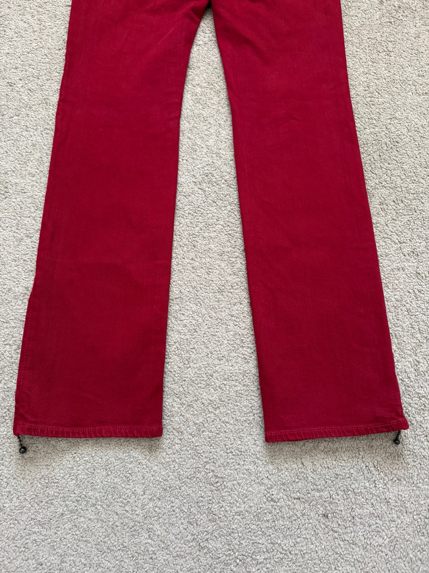 SS05 Number (N)ine "Nightcrawler" Belted Zipper Denim Jeans