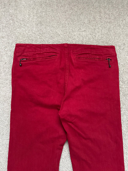 SS05 Number (N)ine "Nightcrawler" Belted Zipper Denim Jeans