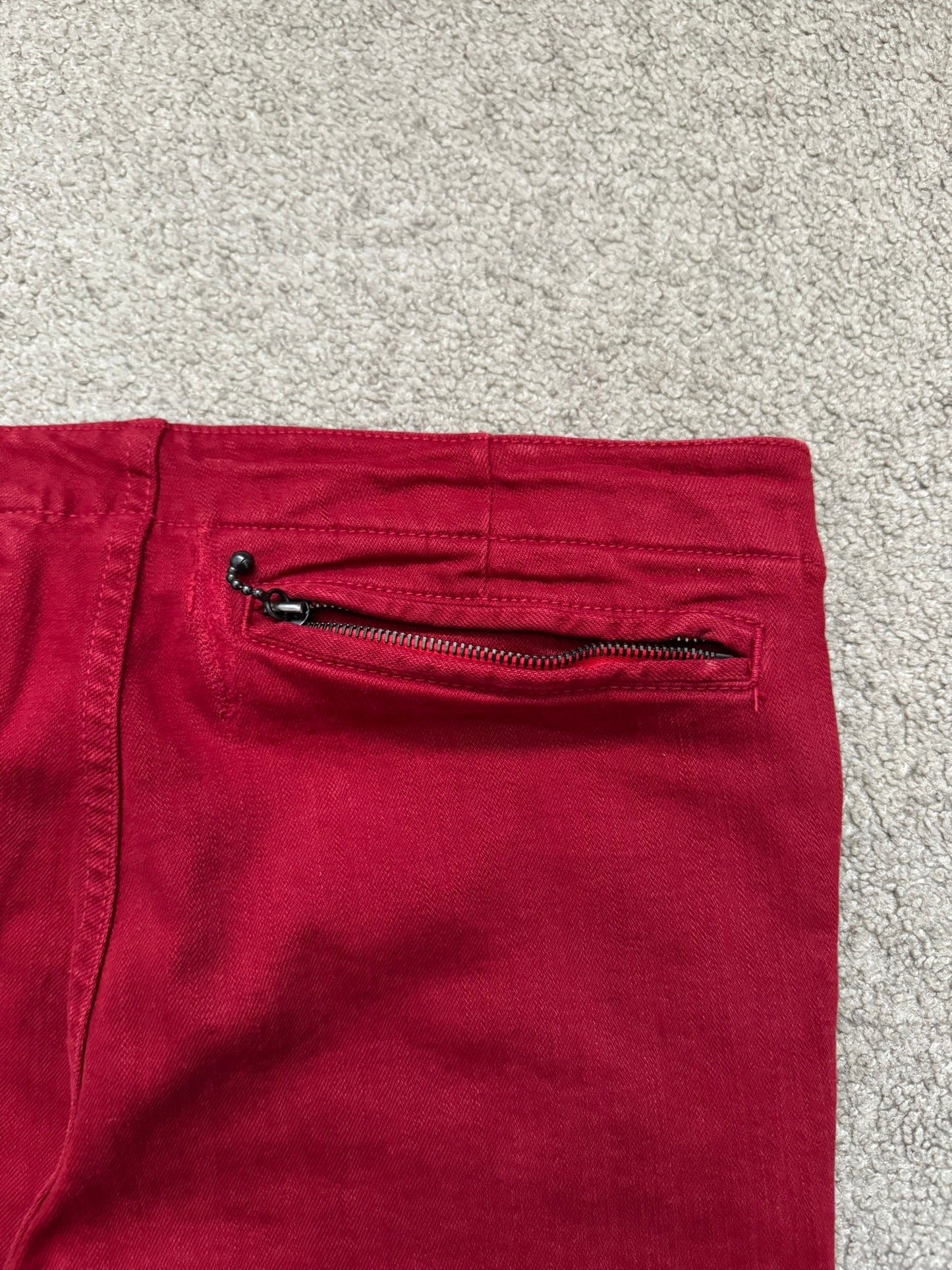 SS05 Number (N)ine "Nightcrawler" Belted Zipper Denim Jeans