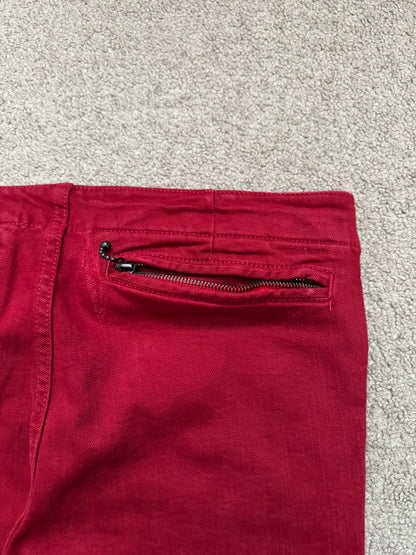 SS05 Number (N)ine "Nightcrawler" Belted Zipper Denim Jeans