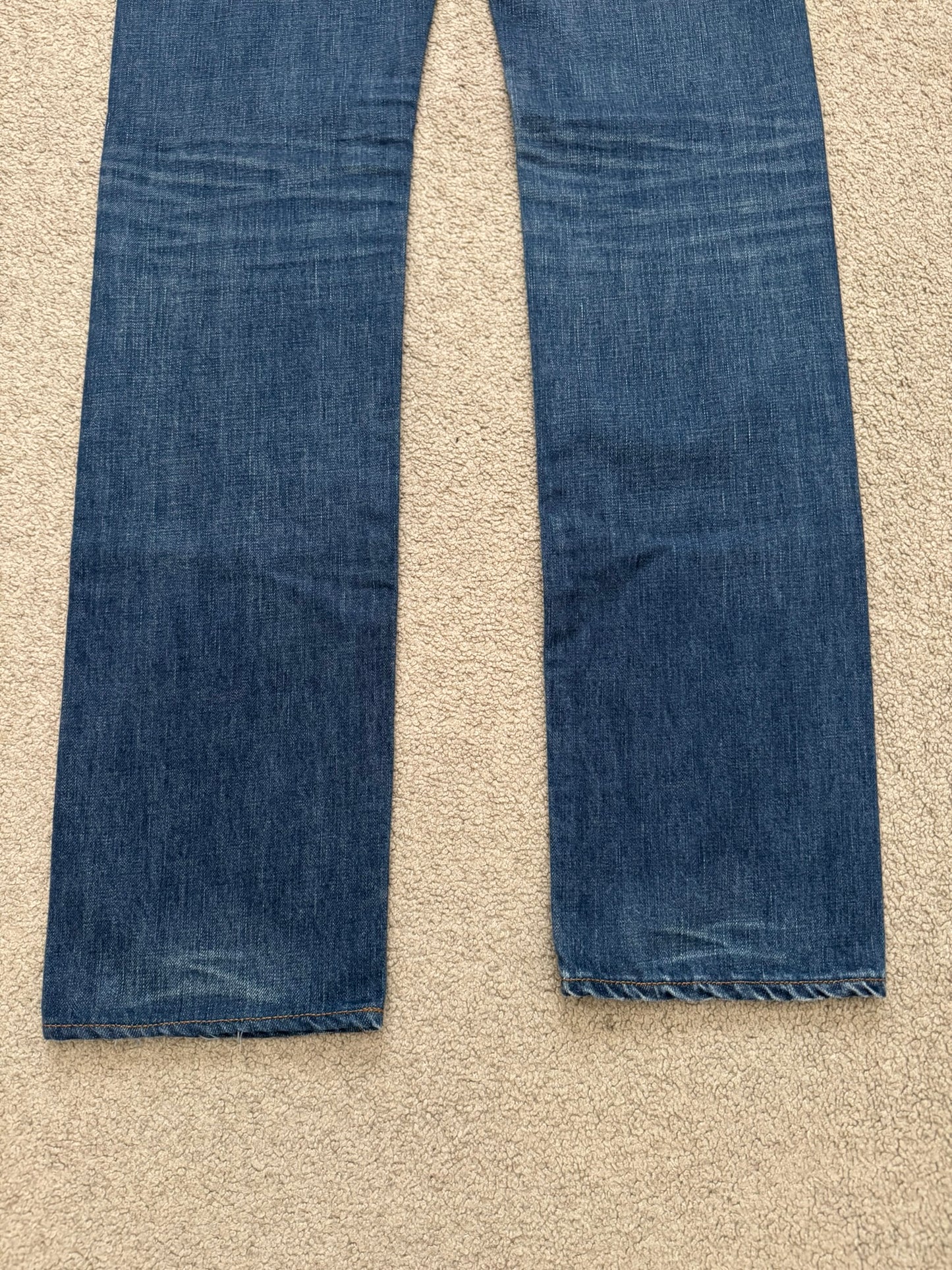 Dior Homme by Hedi Slimane MIJ Clawmark Blue Washed Denim Jeans