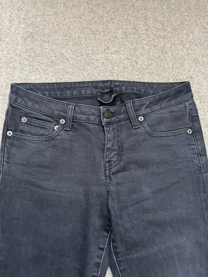 FW16 Saint Laurent by Hedi Slimane Black Faded D02 Denim Jeans