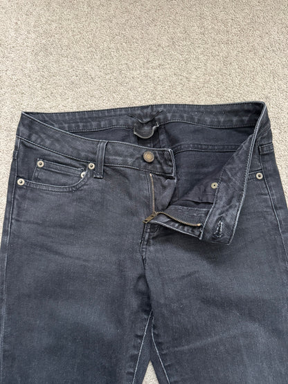 FW16 Saint Laurent by Hedi Slimane Black Faded D02 Denim Jeans