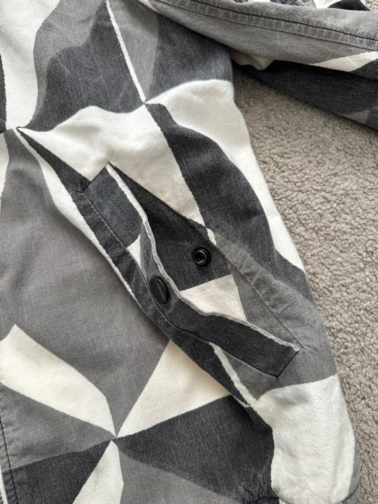 SS13 Rick Owens DRKSHDW "Island" Geo Camo Bomber Jacket
