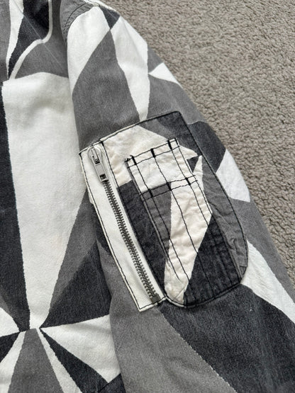 SS13 Rick Owens DRKSHDW "Island" Geo Camo Bomber Jacket