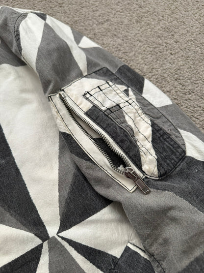 SS13 Rick Owens DRKSHDW "Island" Geo Camo Bomber Jacket