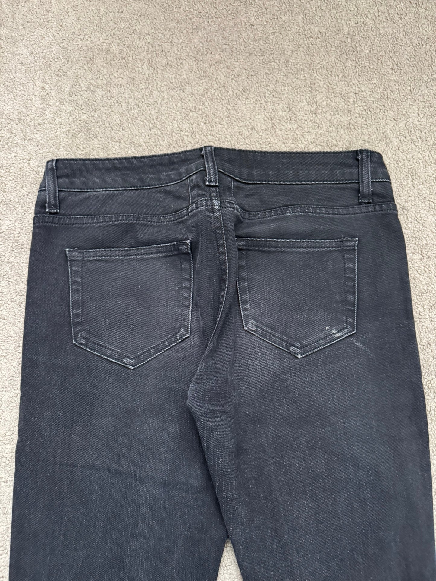 FW16 Saint Laurent by Hedi Slimane Black Faded D02 Denim Jeans