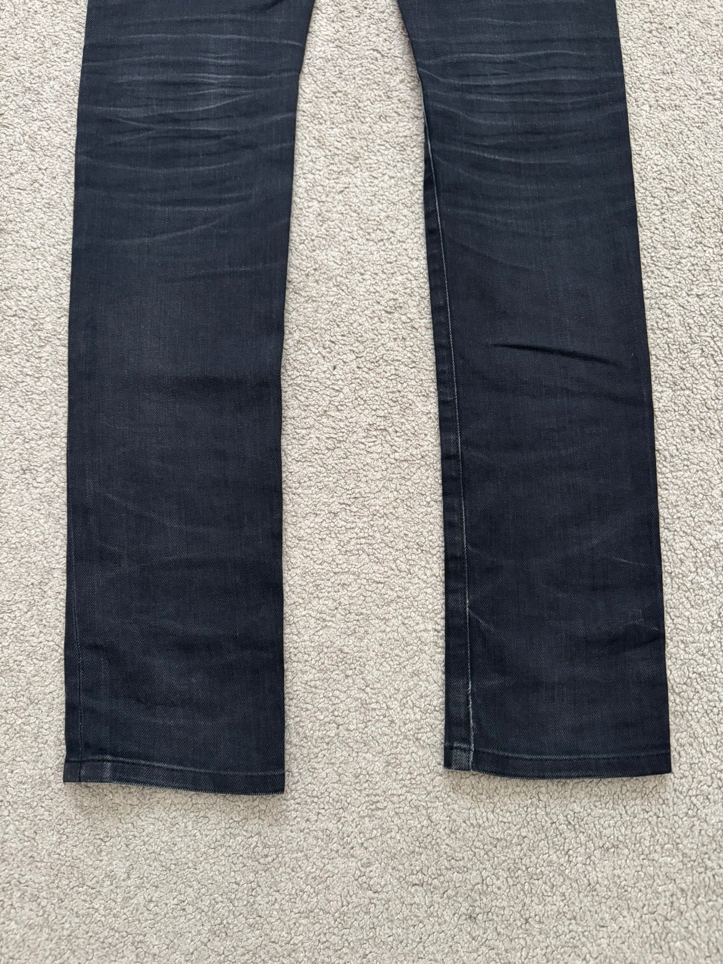 SS14 Saint Laurent by Hedi Slimane Black Washed D01 Denim Jeans