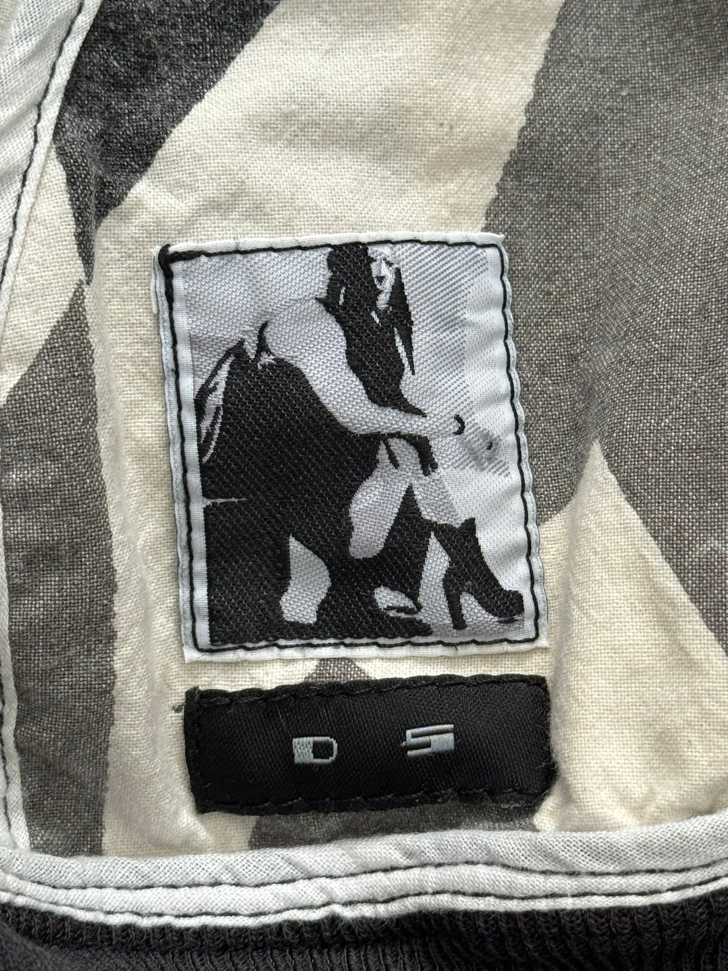 SS13 Rick Owens DRKSHDW "Island" Geo Camo Bomber Jacket