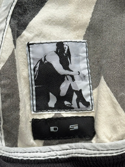 SS13 Rick Owens DRKSHDW "Island" Geo Camo Bomber Jacket