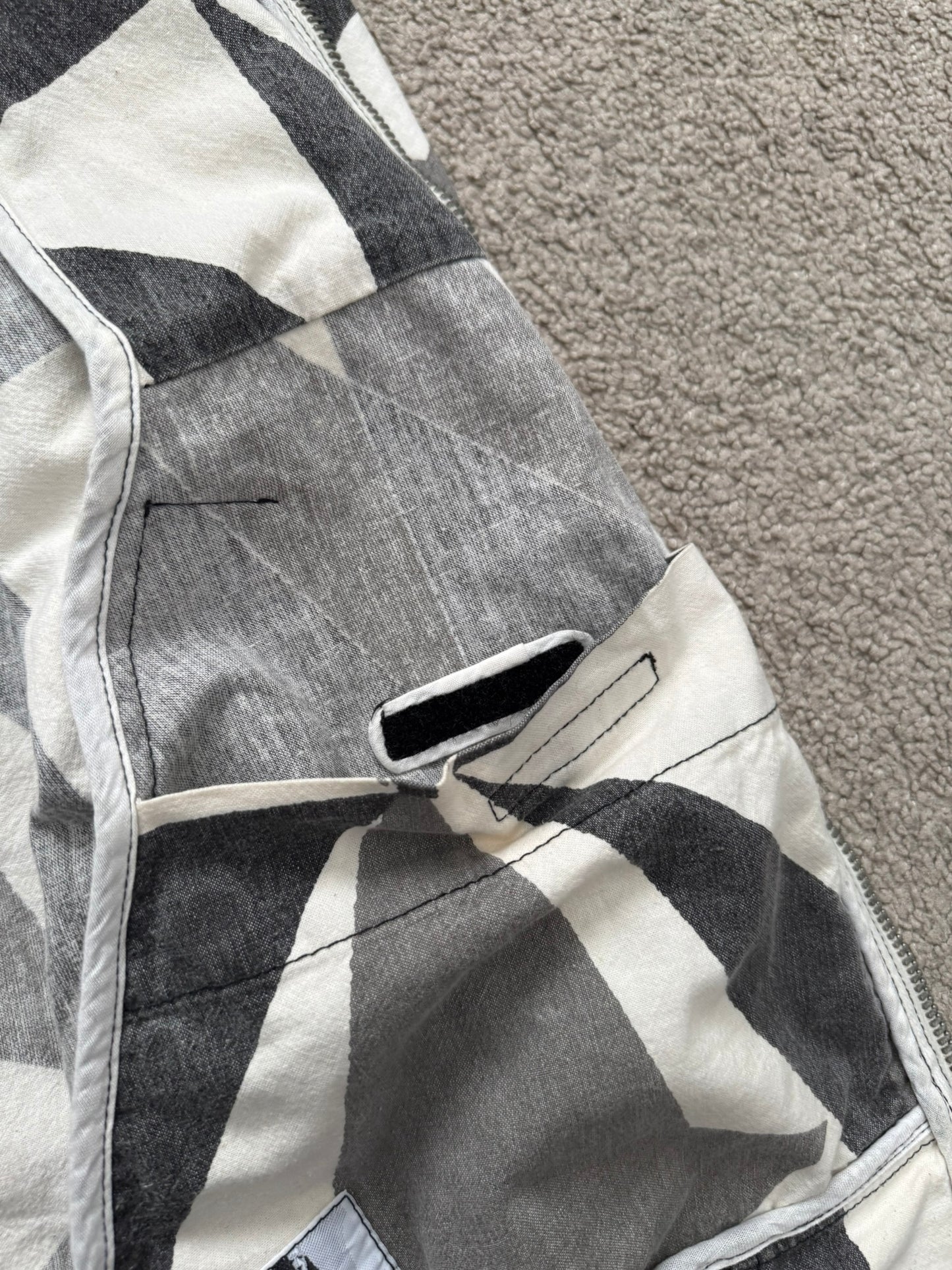 SS13 Rick Owens DRKSHDW "Island" Geo Camo Bomber Jacket