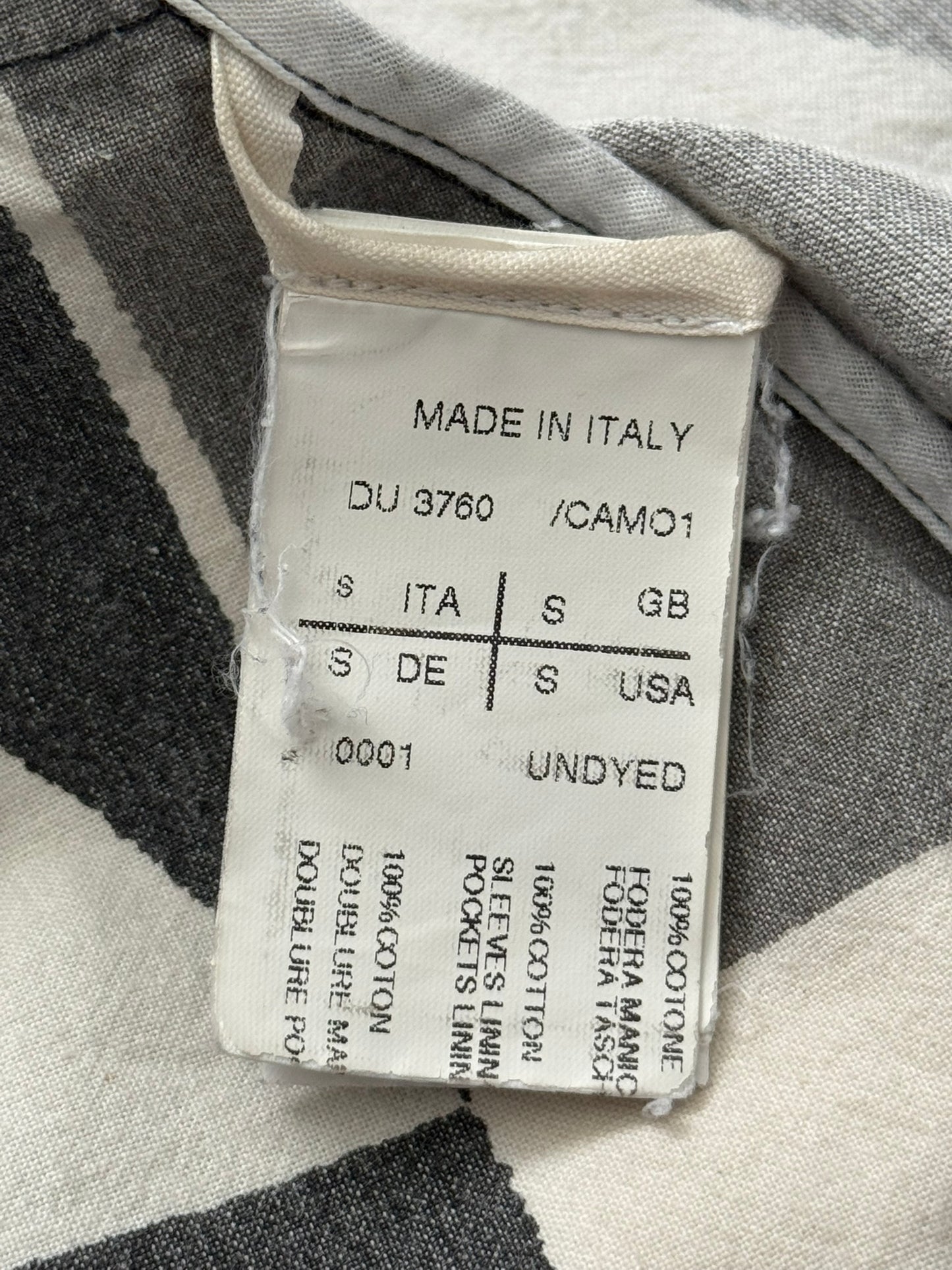 SS13 Rick Owens DRKSHDW "Island" Geo Camo Bomber Jacket