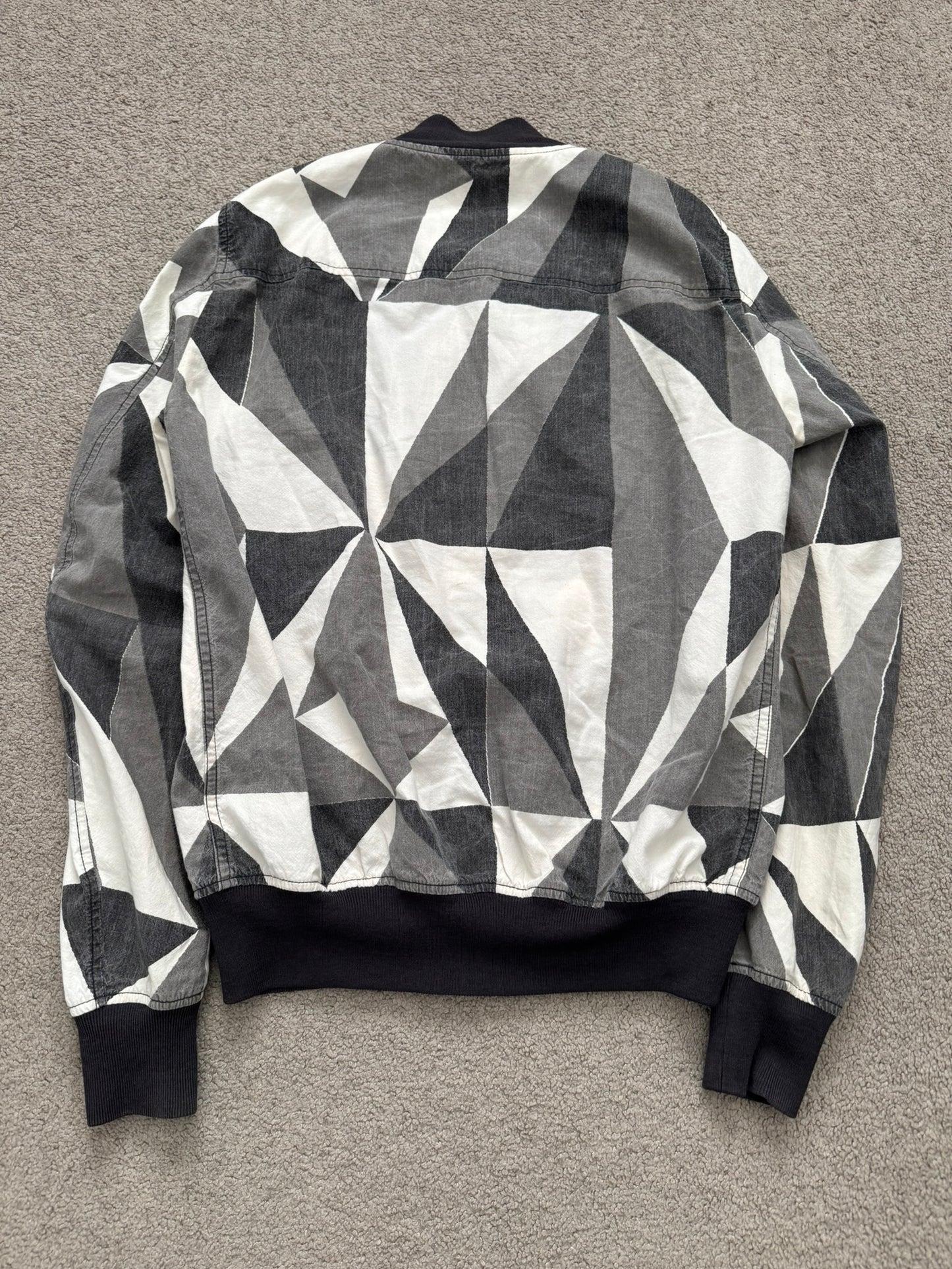 SS13 Rick Owens DRKSHDW "Island" Geo Camo Bomber Jacket
