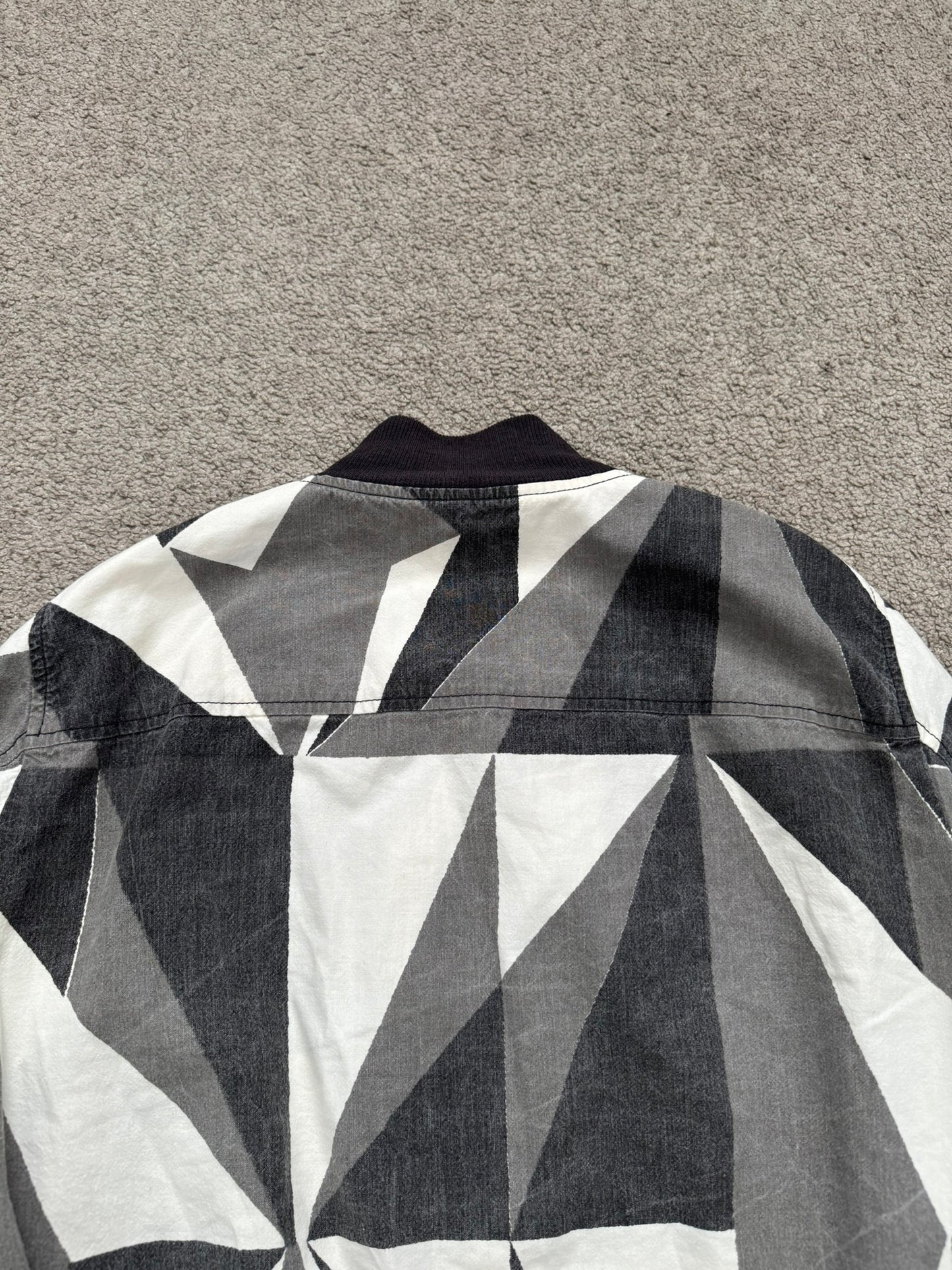 SS13 Rick Owens DRKSHDW "Island" Geo Camo Bomber Jacket