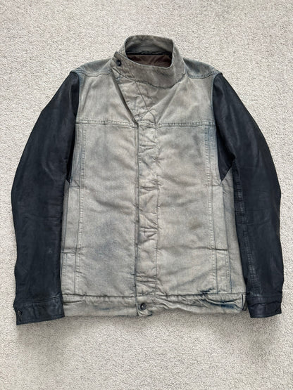 FW13 Rick Owens DRKSHDW Mineral Dust Slave Denim Jacket