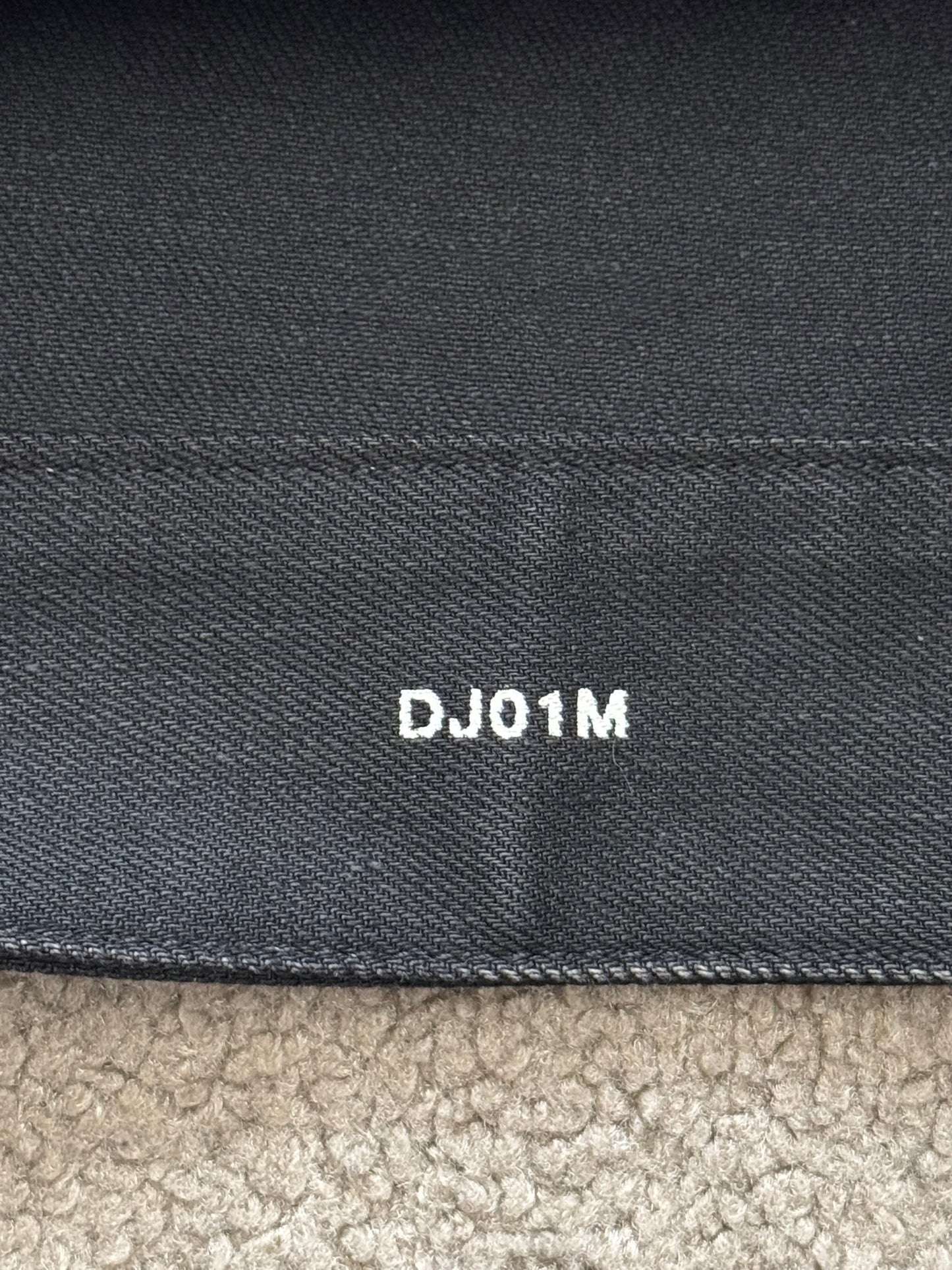 FW13 Saint Laurent by Hedi Slimane Black Trucker Denim Jacket