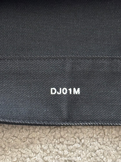 FW13 Saint Laurent by Hedi Slimane Black Trucker Denim Jacket