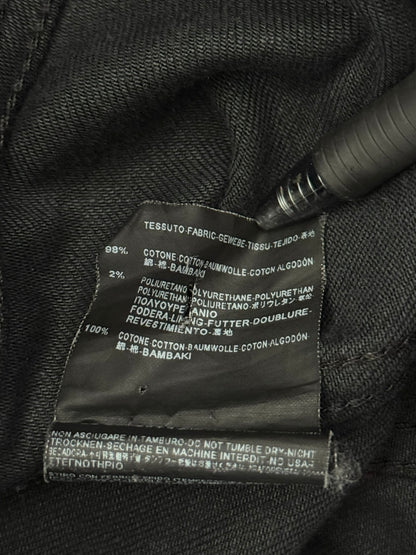 FW13 Saint Laurent by Hedi Slimane Black Trucker Denim Jacket