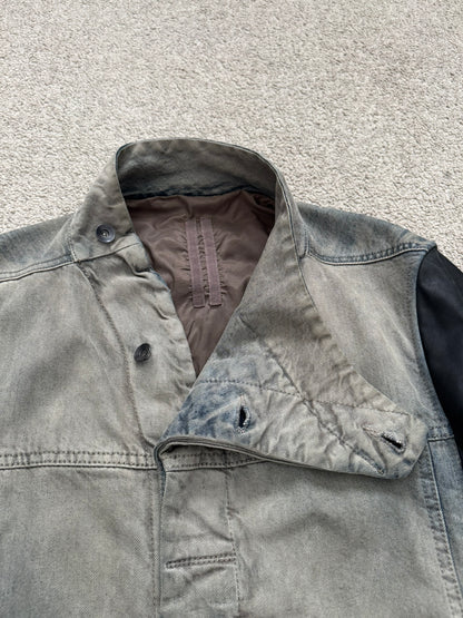 FW13 Rick Owens DRKSHDW Mineral Dust Slave Denim Jacket