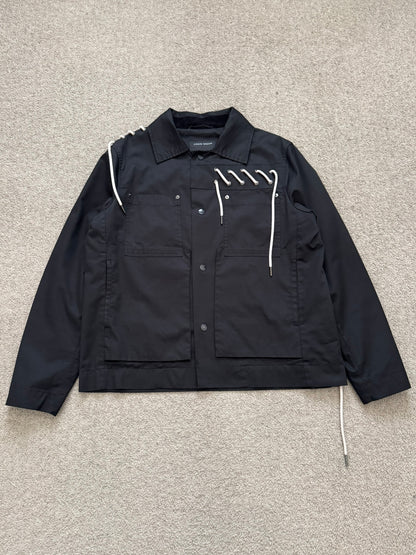Craig Green White Laced Black Worker Jacket