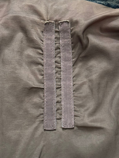 FW13 Rick Owens DRKSHDW Mineral Dust Slave Denim Jacket