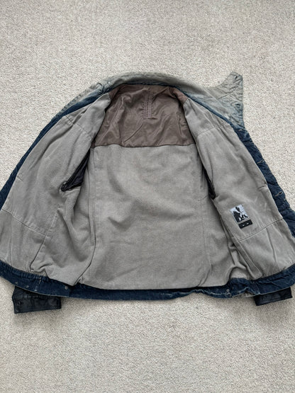 FW13 Rick Owens DRKSHDW Mineral Dust Slave Denim Jacket