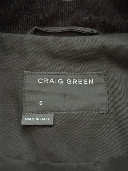 Craig Green White Laced Black Worker Jacket