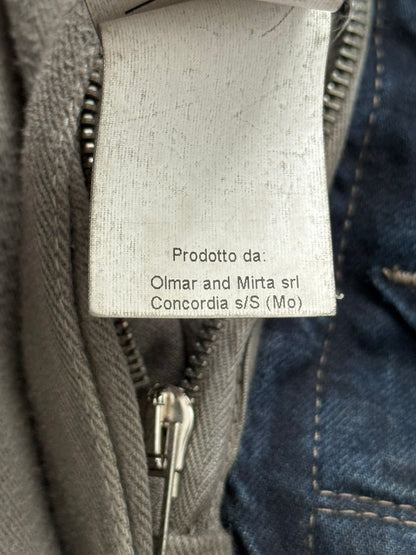 FW13 Rick Owens DRKSHDW Mineral Dust Slave Denim Jacket