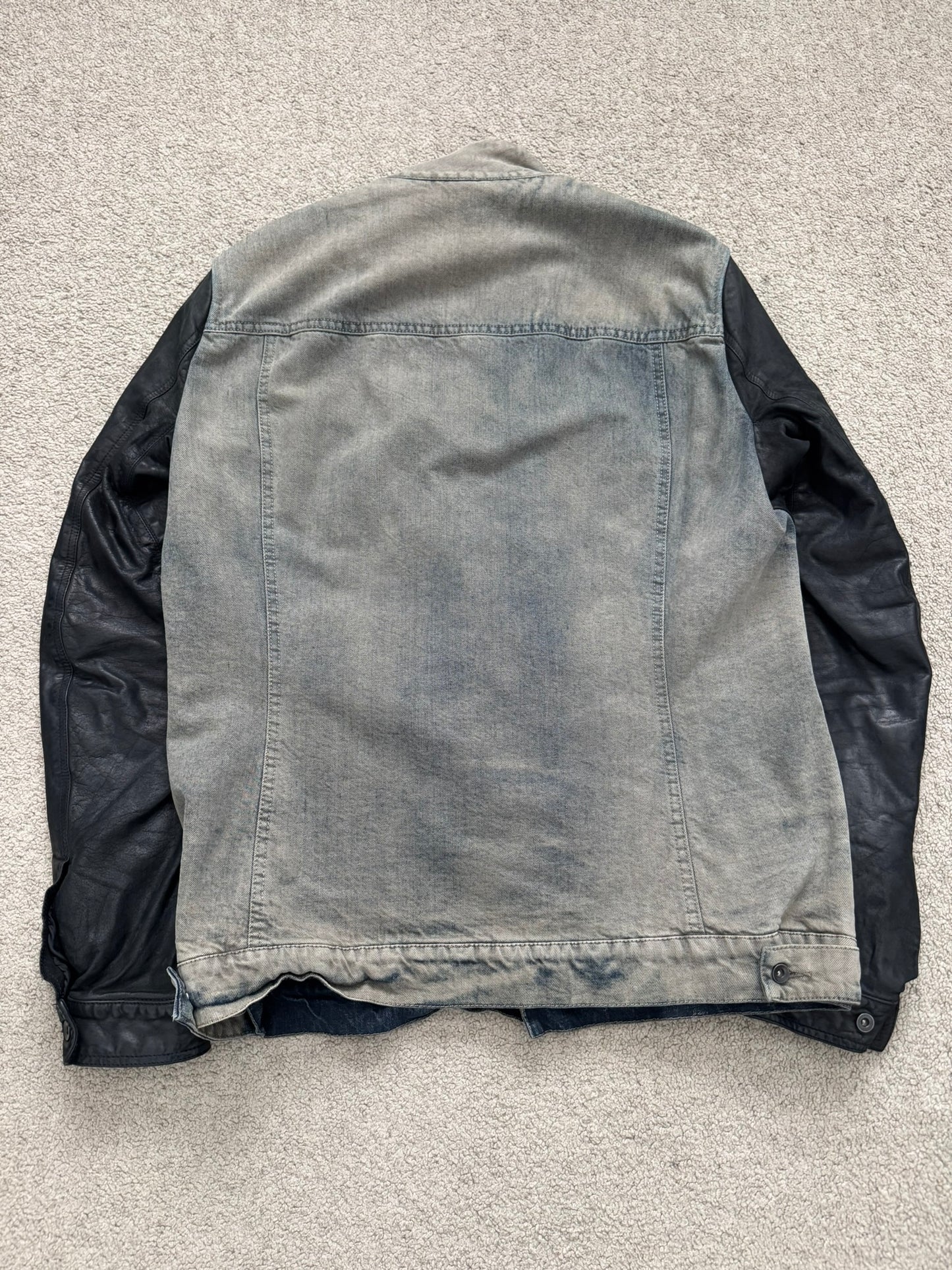 FW13 Rick Owens DRKSHDW Mineral Dust Slave Denim Jacket