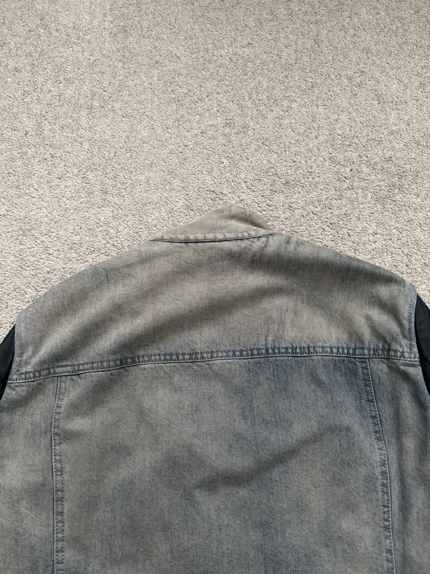 FW13 Rick Owens DRKSHDW Mineral Dust Slave Denim Jacket