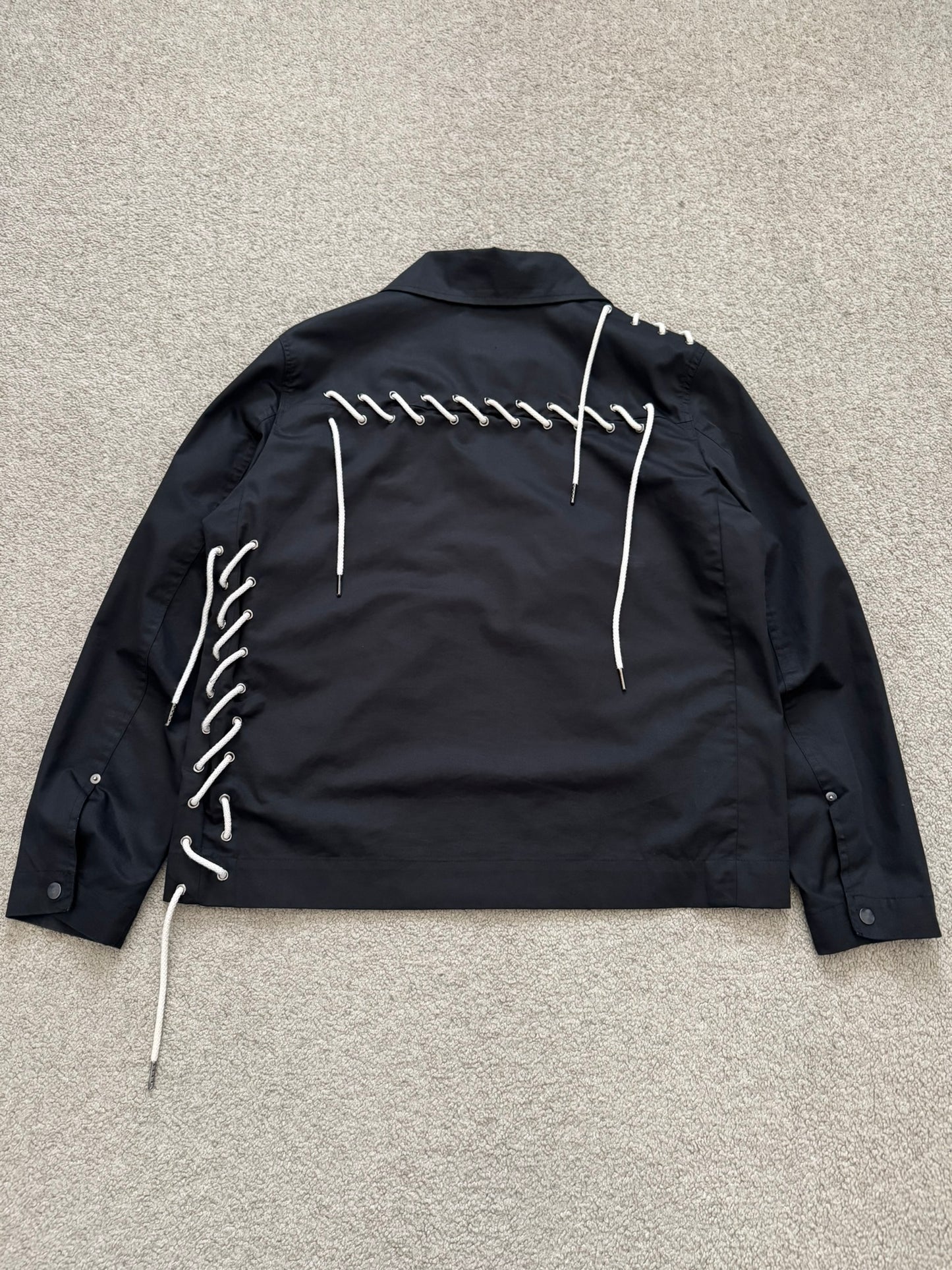 Craig Green White Laced Black Worker Jacket