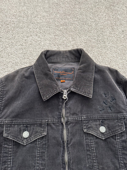 AW06 Undercover "Guru Guru" Bug Corduroy Trucker Jacket