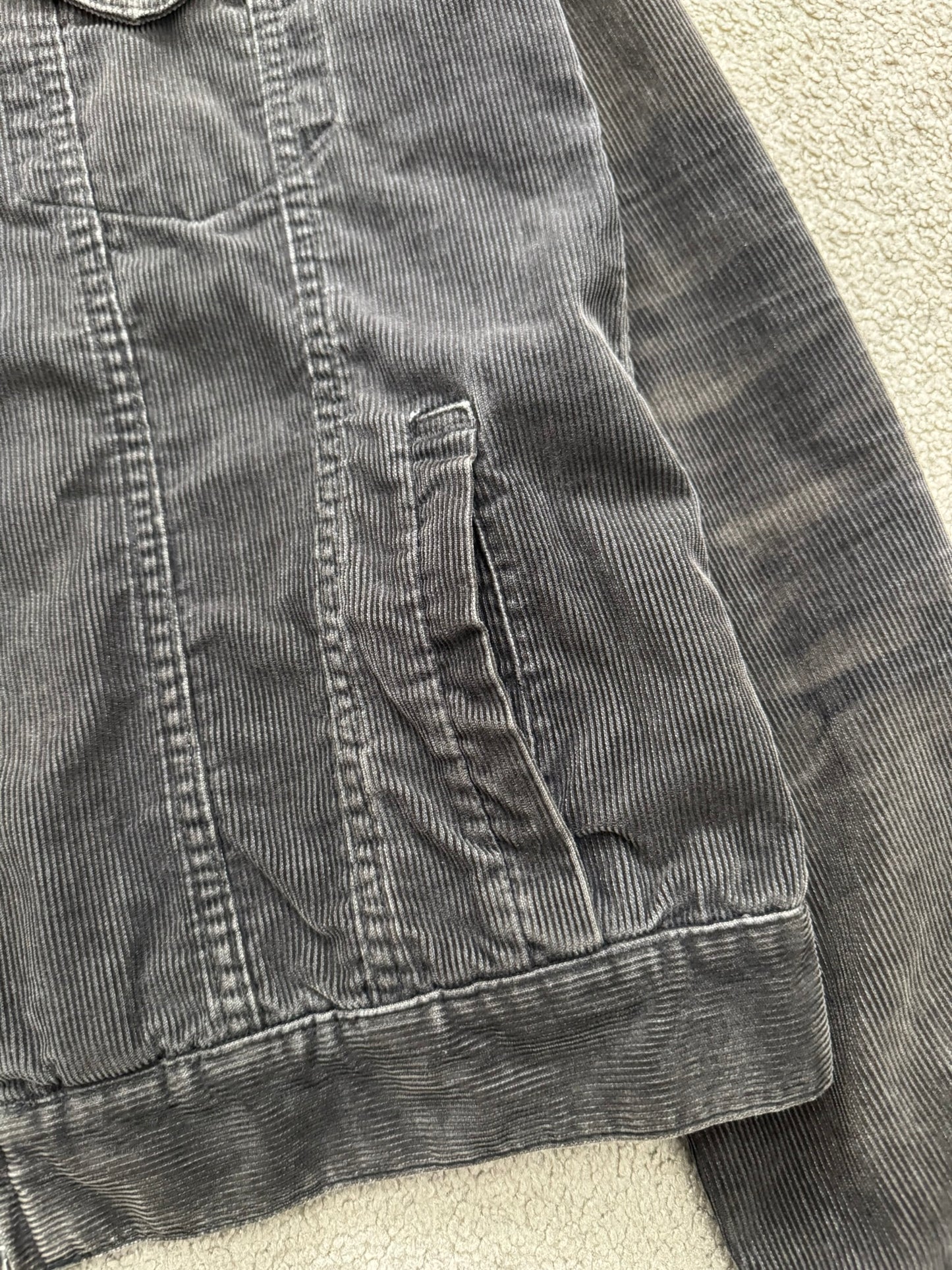 AW06 Undercover "Guru Guru" Bug Corduroy Trucker Jacket