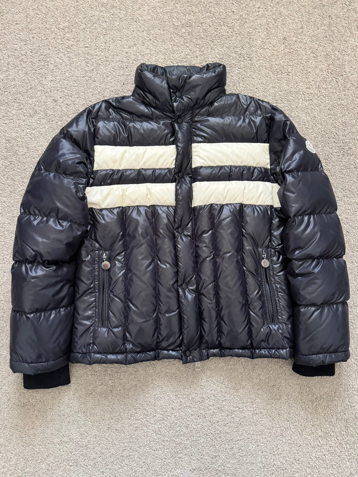 2008 Moncler Thomas Two-Tone Down Puffer Jacket