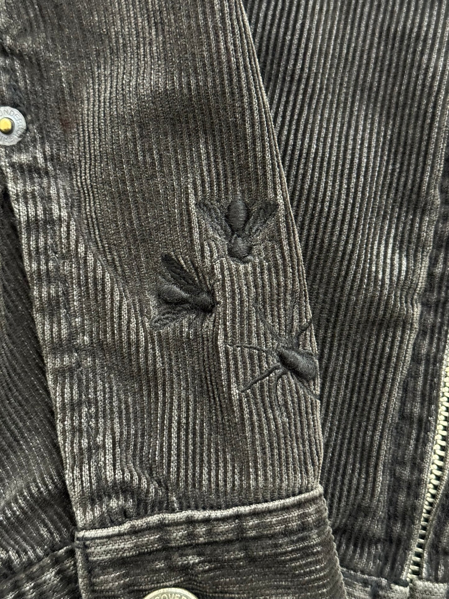 AW06 Undercover "Guru Guru" Bug Corduroy Trucker Jacket