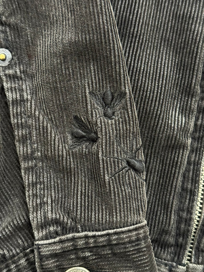 AW06 Undercover "Guru Guru" Bug Corduroy Trucker Jacket