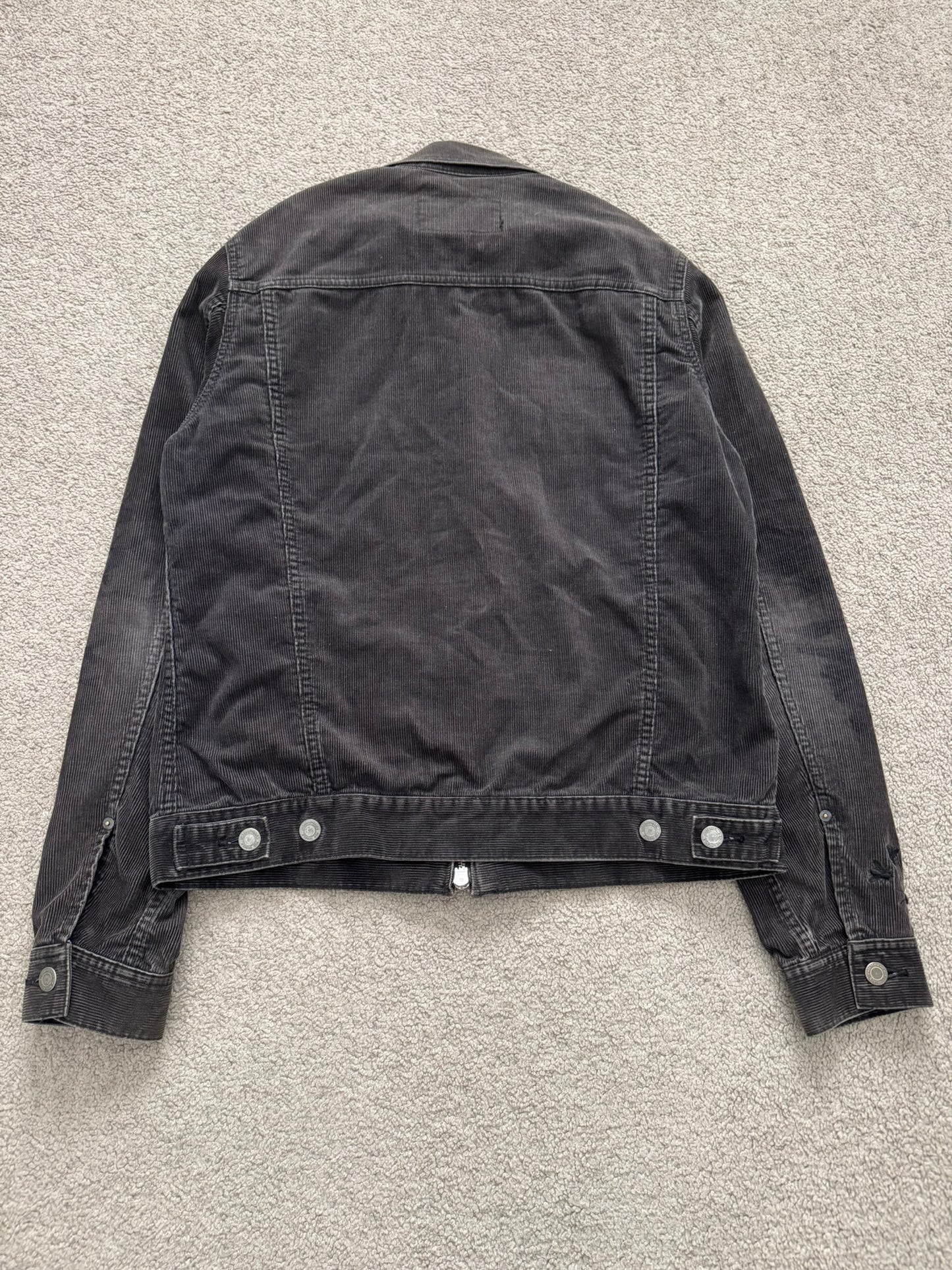 AW06 Undercover "Guru Guru" Bug Corduroy Trucker Jacket