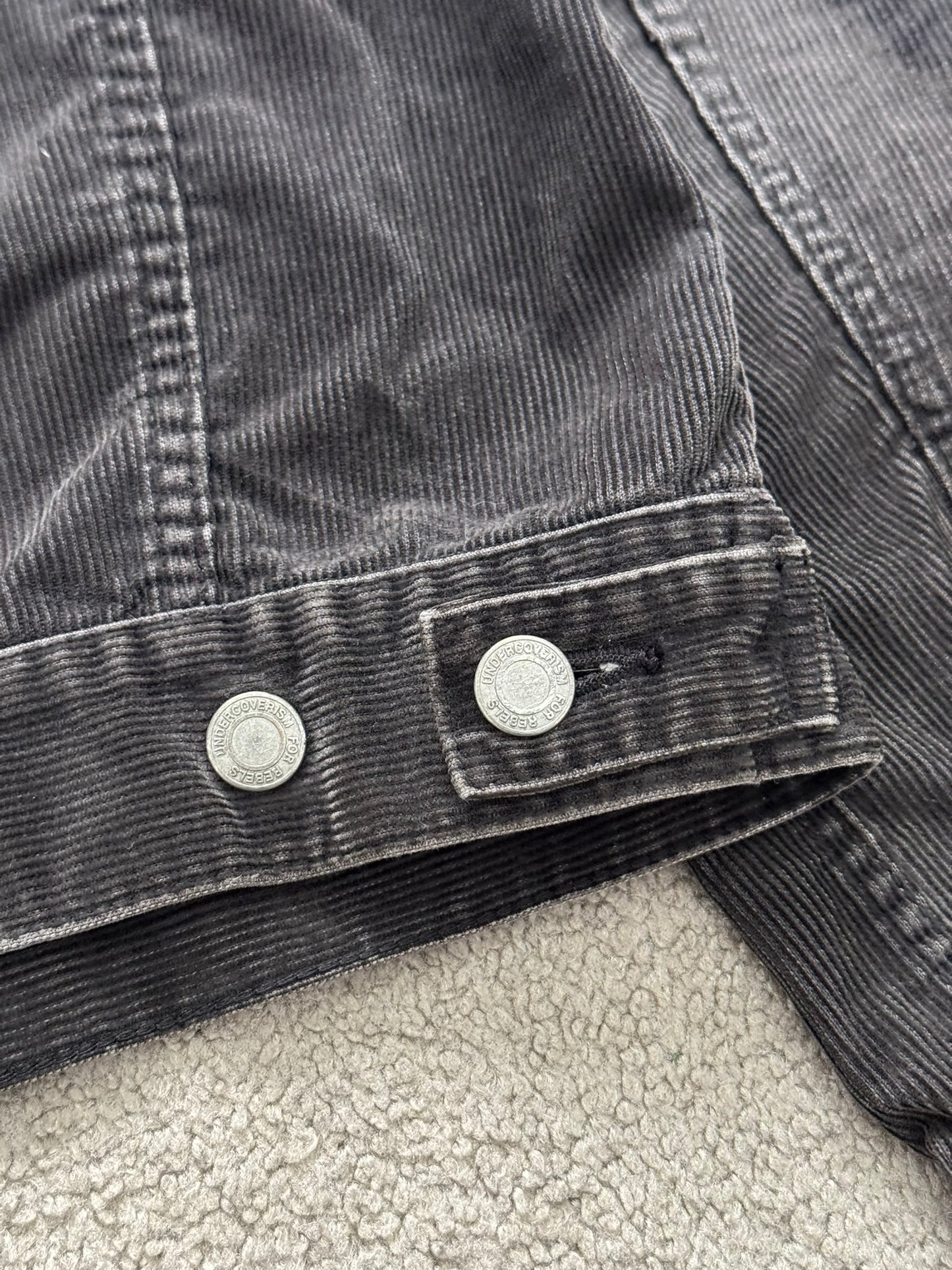 AW06 Undercover "Guru Guru" Bug Corduroy Trucker Jacket