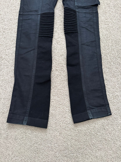 FW14 Rick Owens DRKSHDW Black Memphis Cut Biker Denim Jeans
