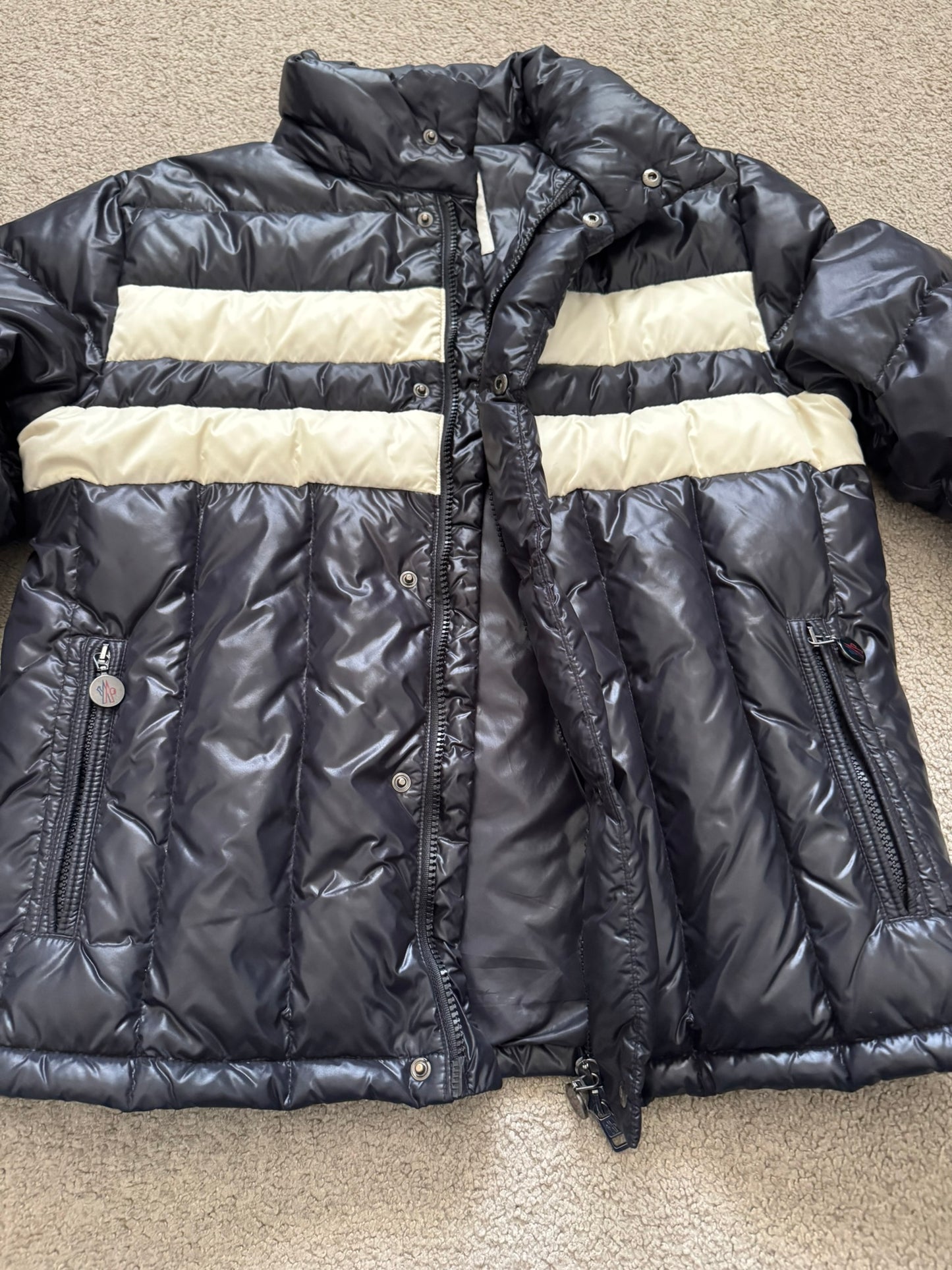 2008 Moncler Thomas Two-Tone Down Puffer Jacket