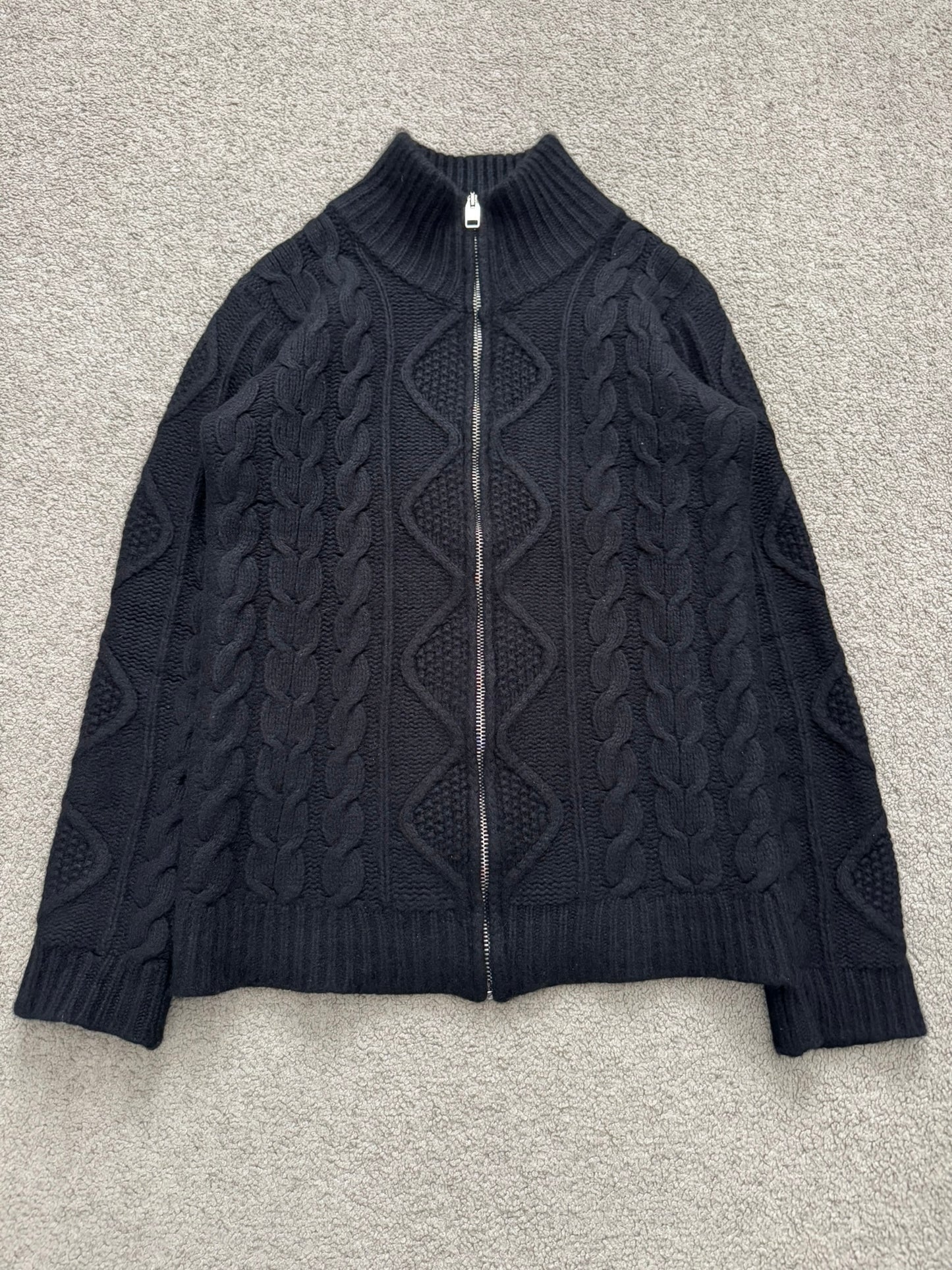AW07 Dior Homme by Hedi Slimane Cashmere Drivers Knit