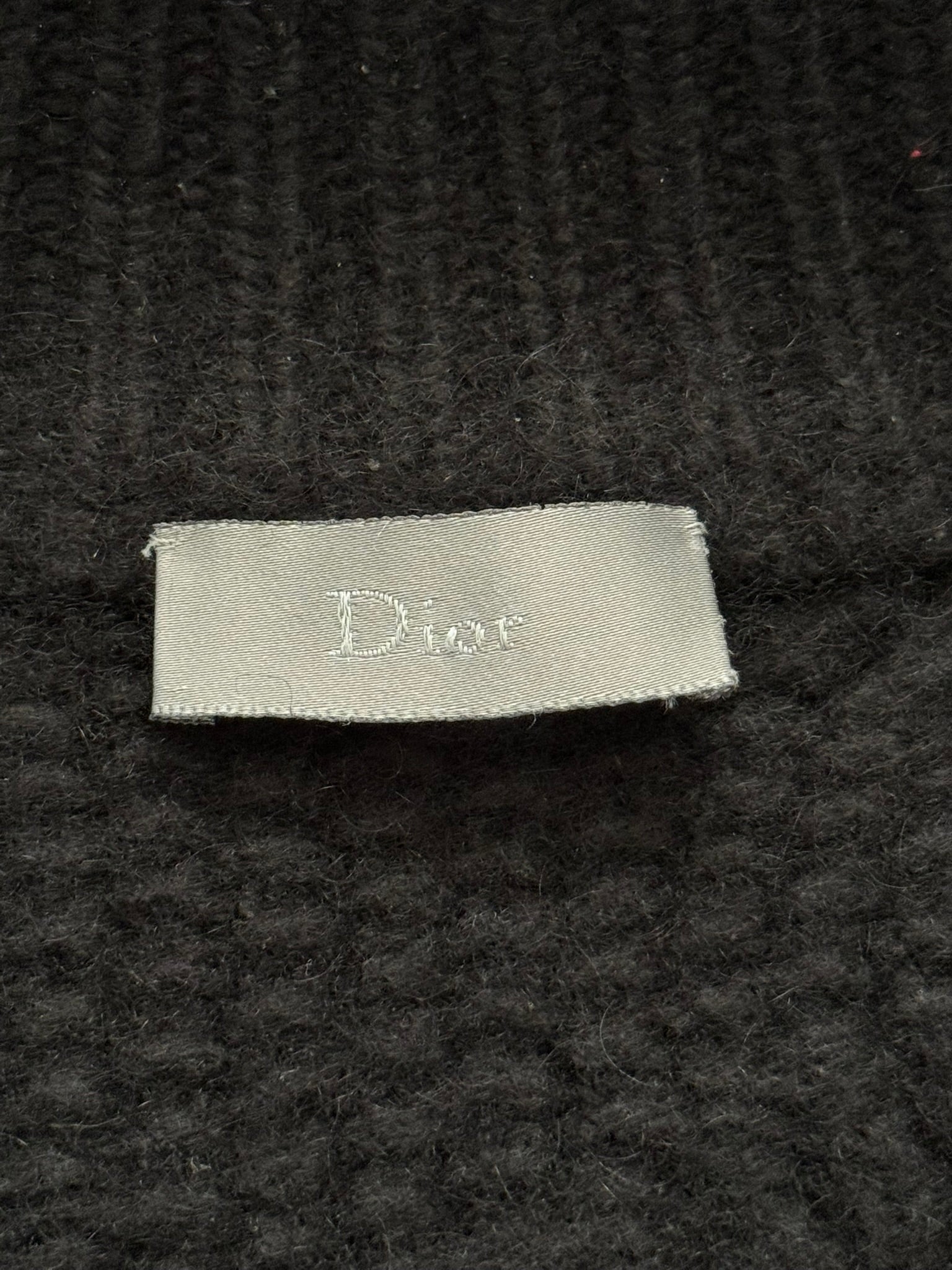 AW07 Dior Homme by Hedi Slimane Cashmere Drivers Knit – shoprokuz