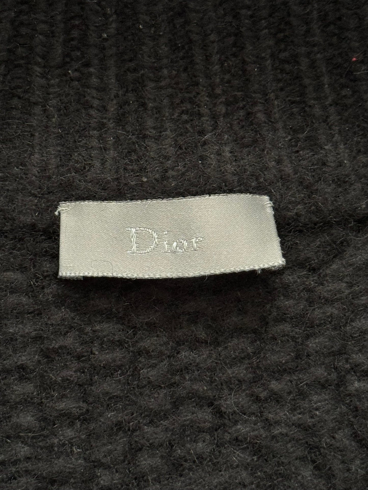 AW07 Dior Homme by Hedi Slimane Cashmere Drivers Knit