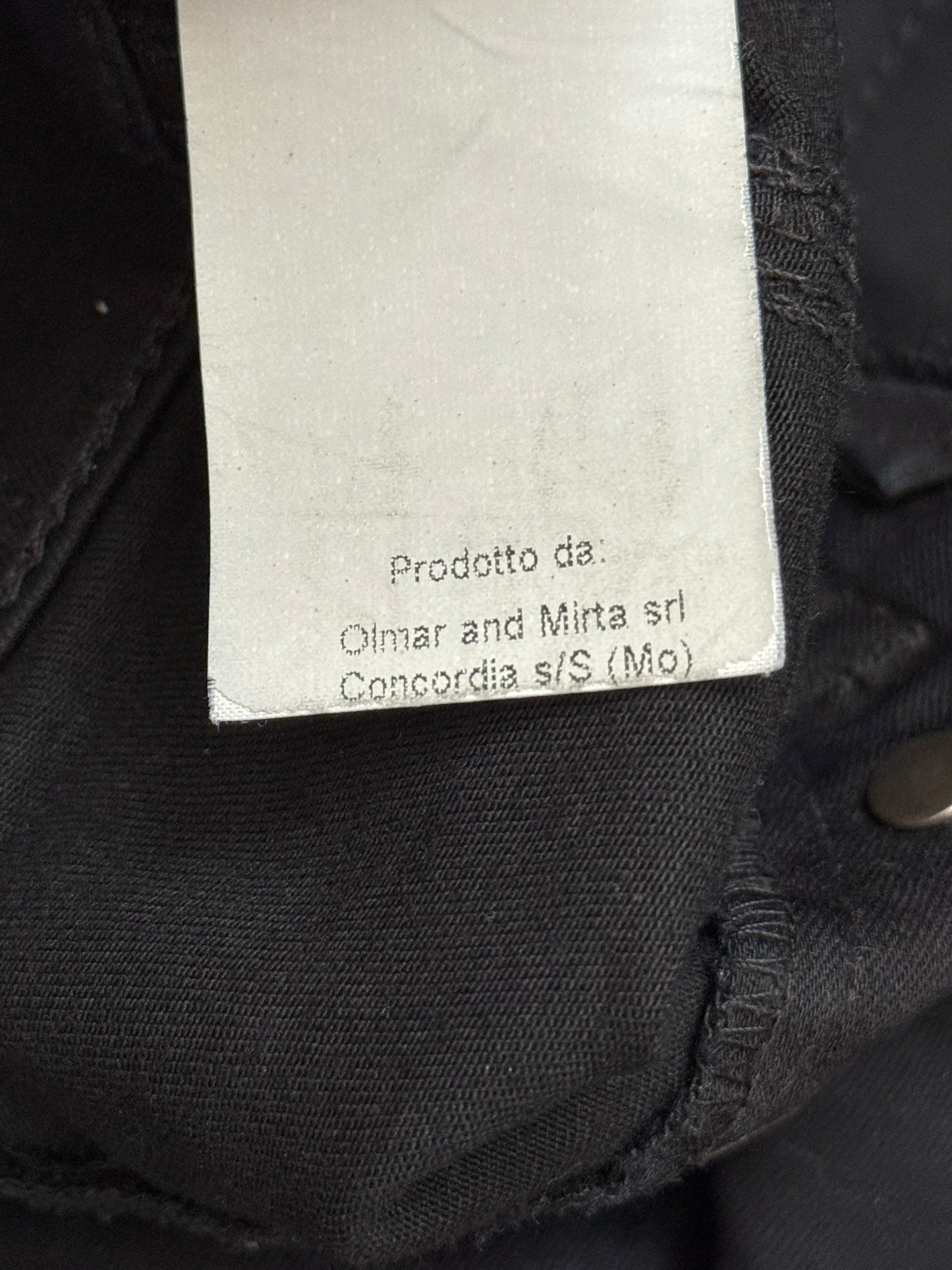 FW14 Rick Owens DRKSHDW Black Memphis Cut Biker Denim Jeans